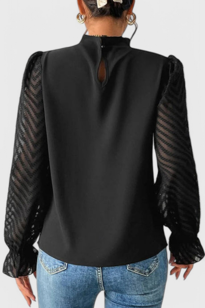 Helga Blouse à Manches Longues Nautique