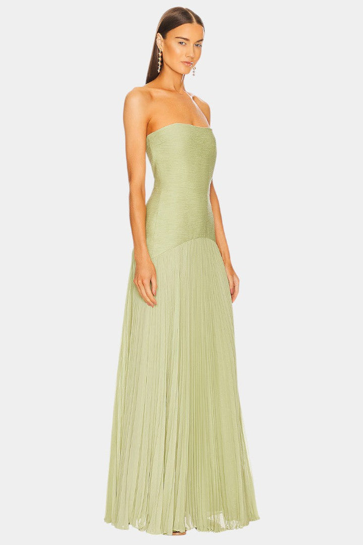 Robe Maxi Deia en Maille avec Manches Évasées