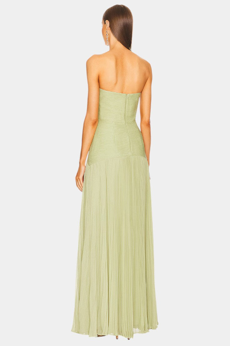 Robe Maxi Deia en Maille avec Manches Évasées
