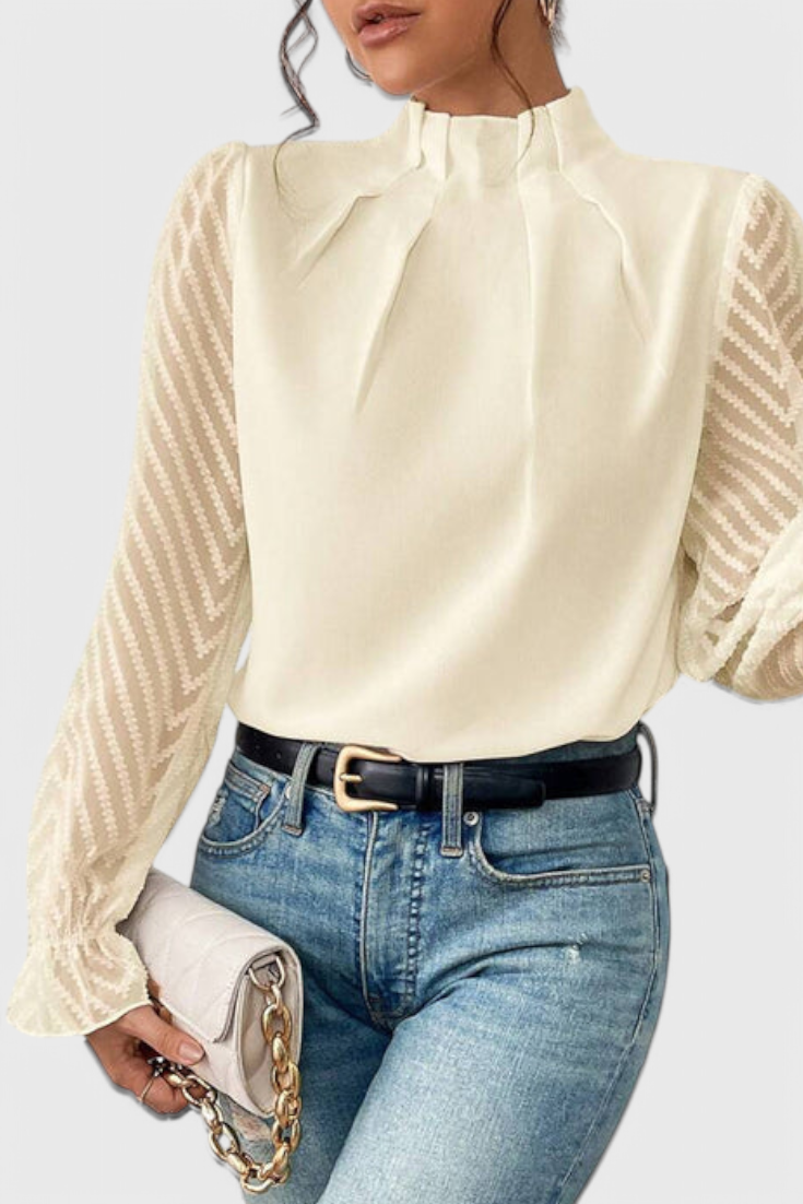 Helga Blouse à Manches Longues Nautique