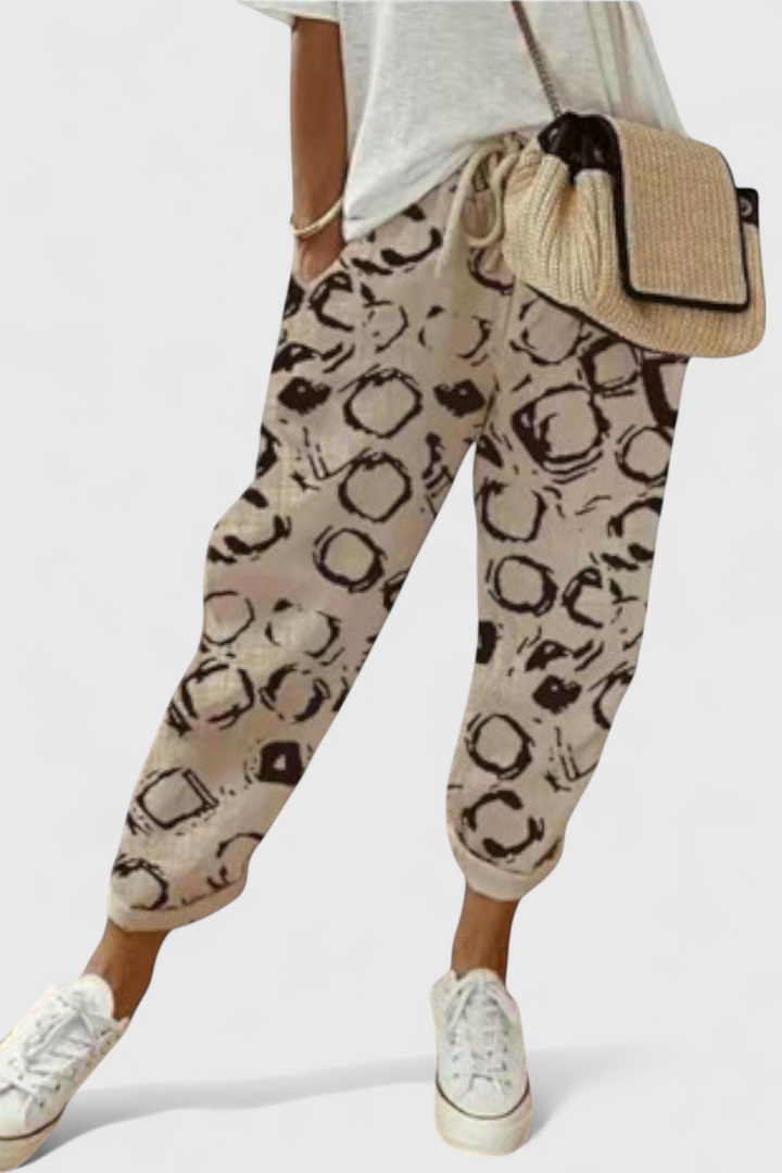 Alba Pantalon Ample Taille Haute