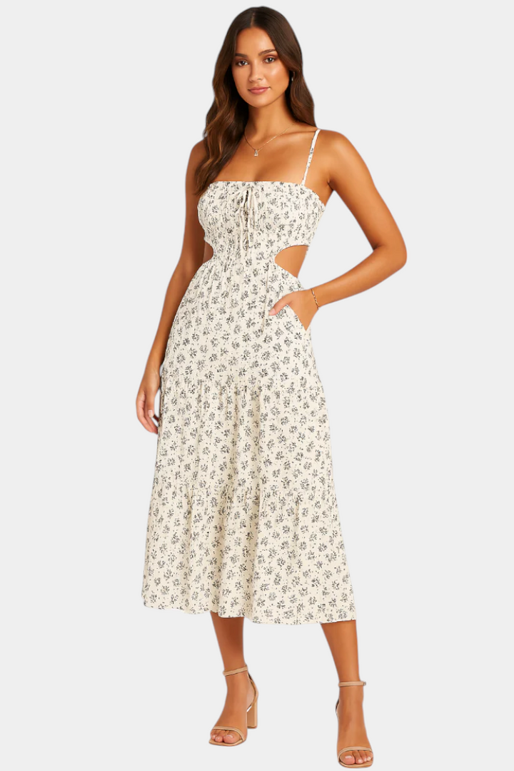 Robe Midi Florale Luzia