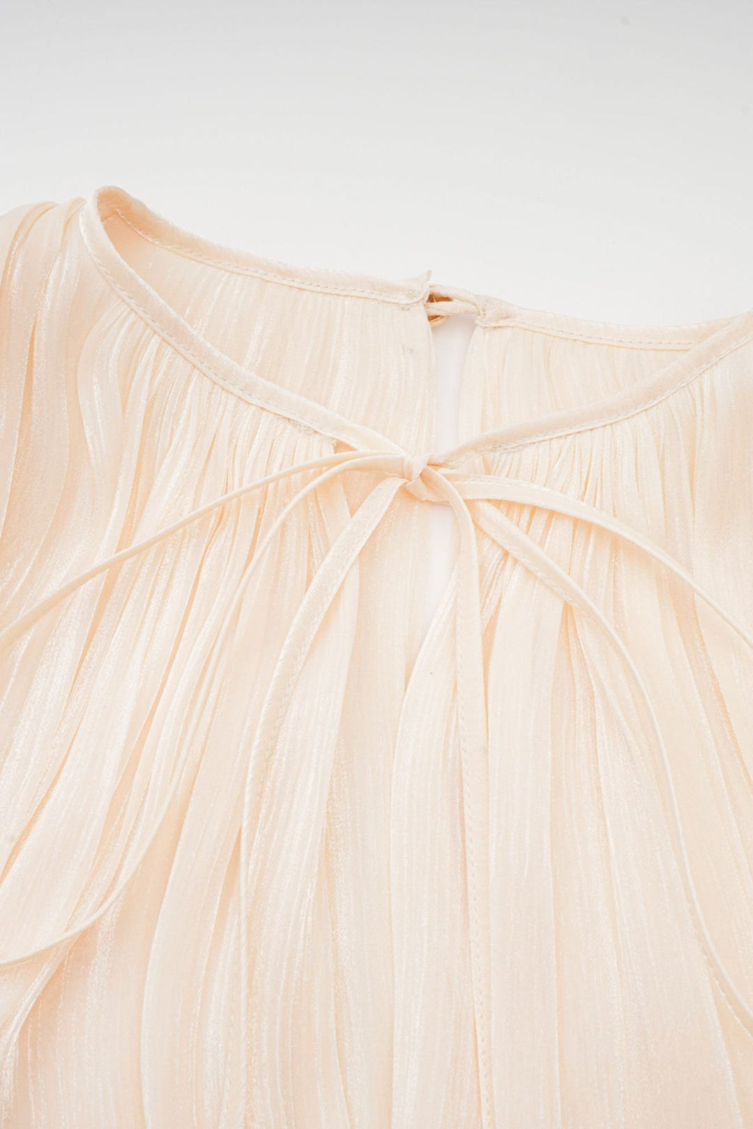 Aurore Robe Mini avec Volants et Plis Complets