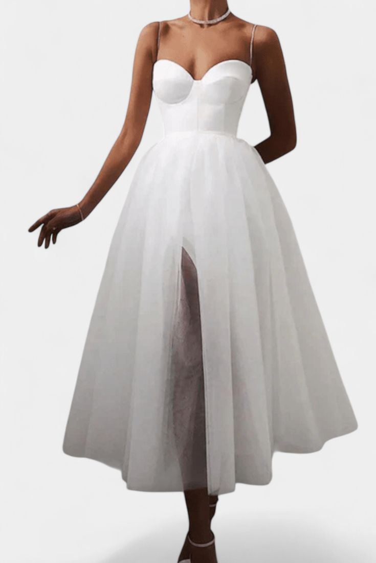Robe Maxi en Tulle Widya avec Corset