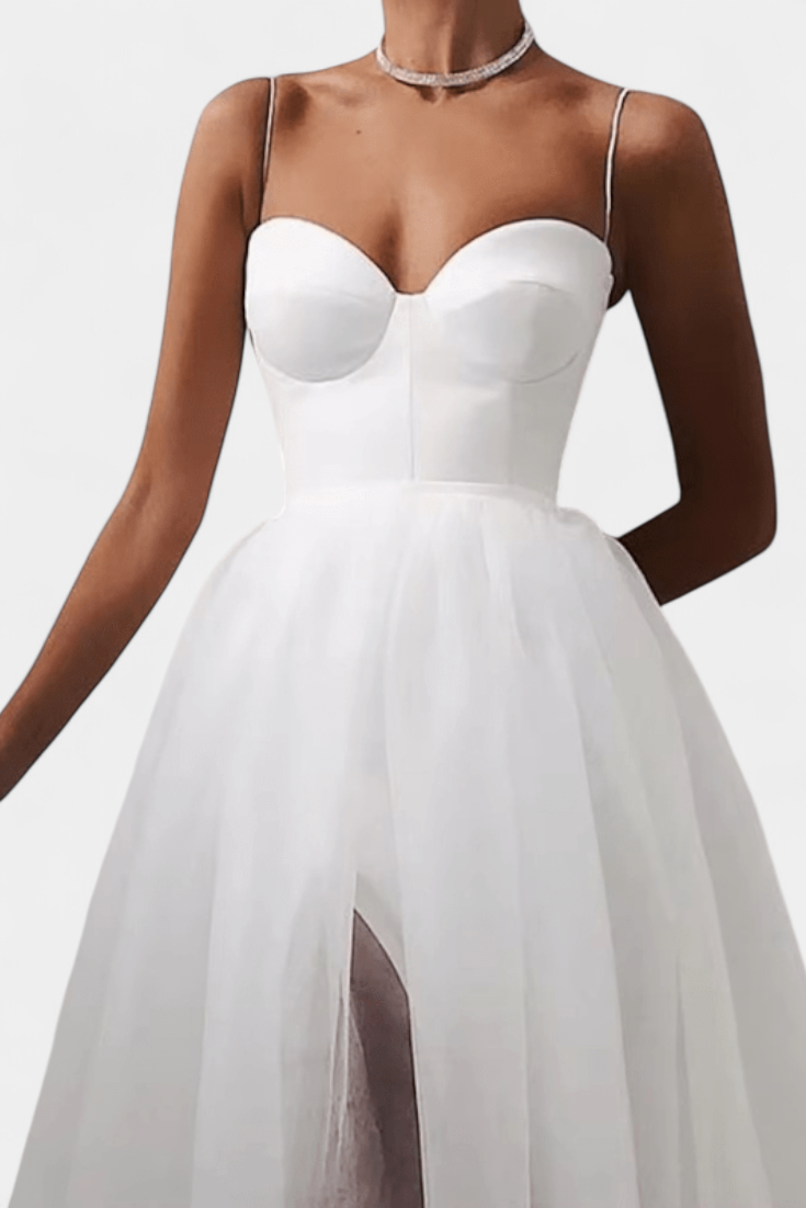 Robe Maxi en Tulle Widya avec Corset