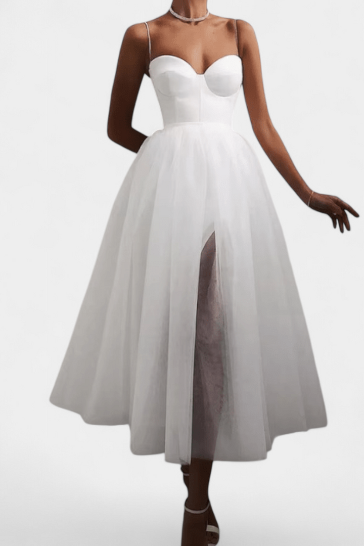 Robe Maxi en Tulle Widya avec Corset