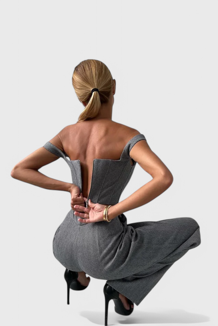 Ensemble Evena de 3 Pièces avec Corset Structuré