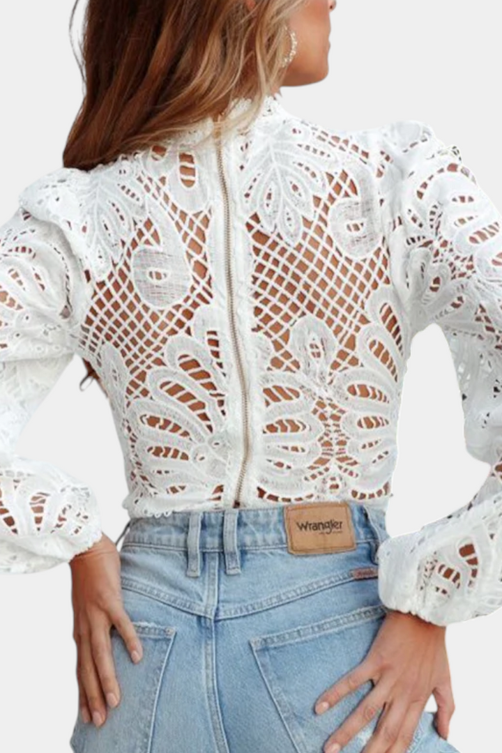 Blouse en Dentelle Solsticea