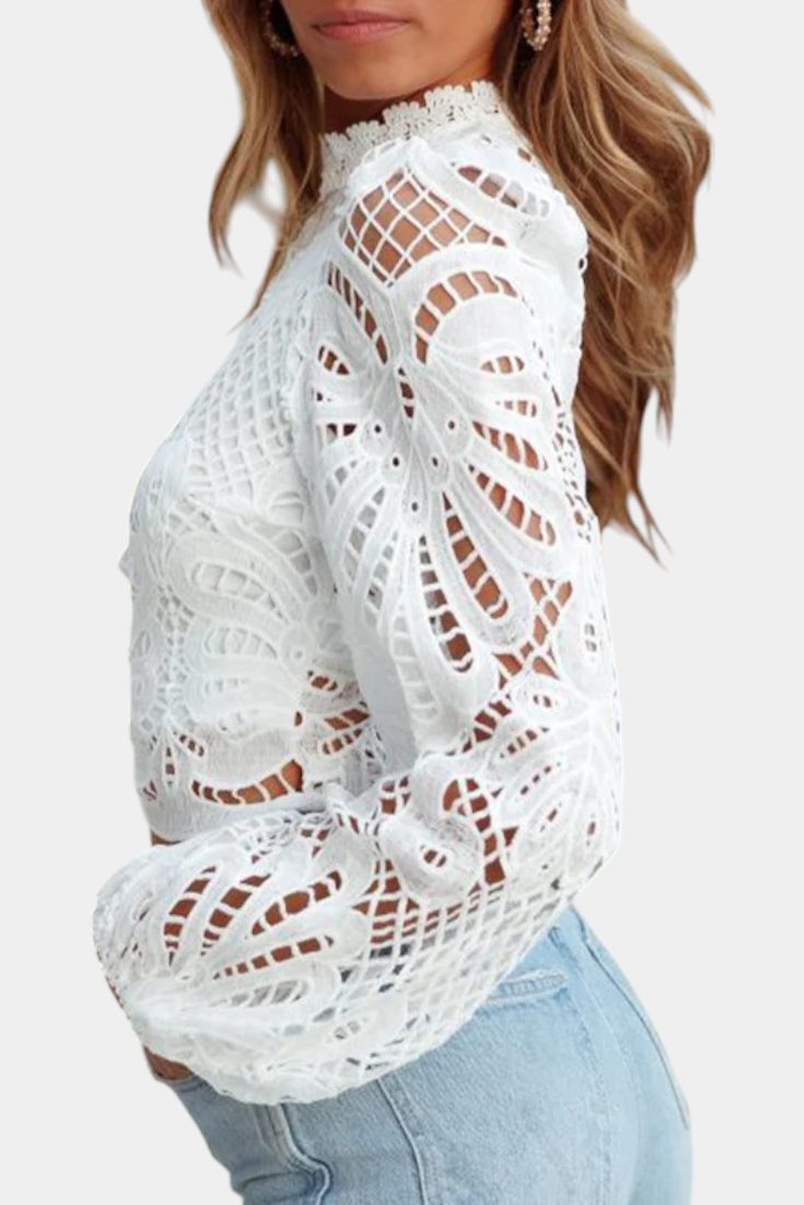 Blouse en Dentelle Solsticea