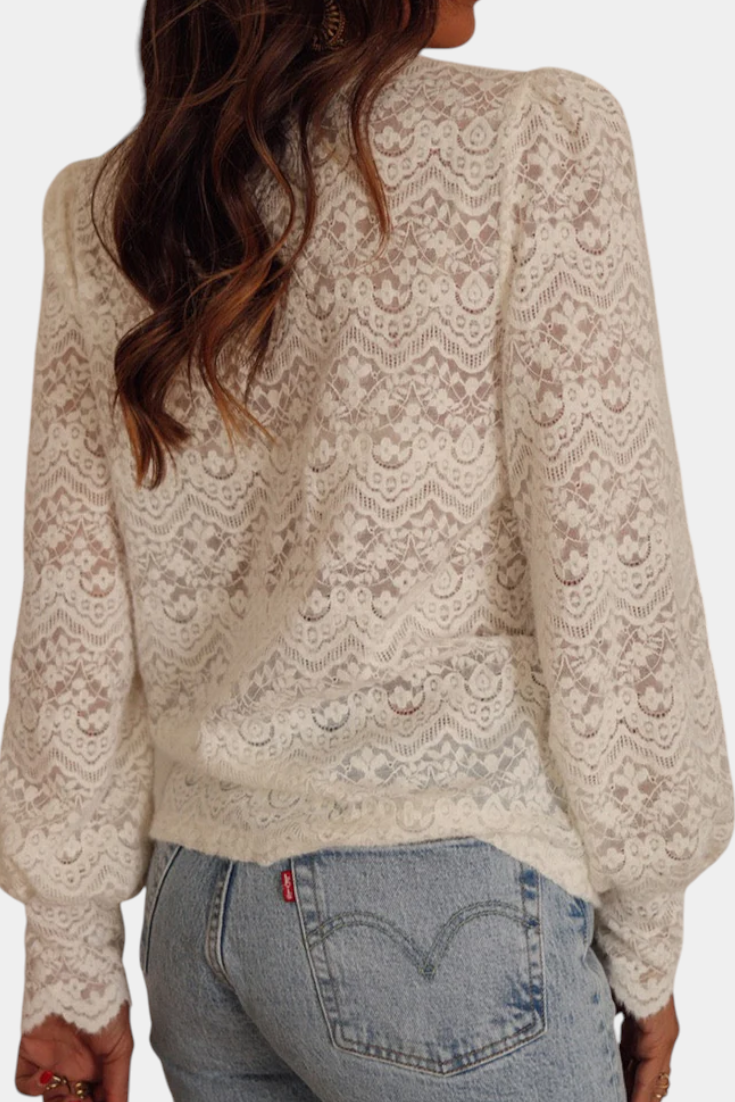 Blouse en Dentelle Soleil