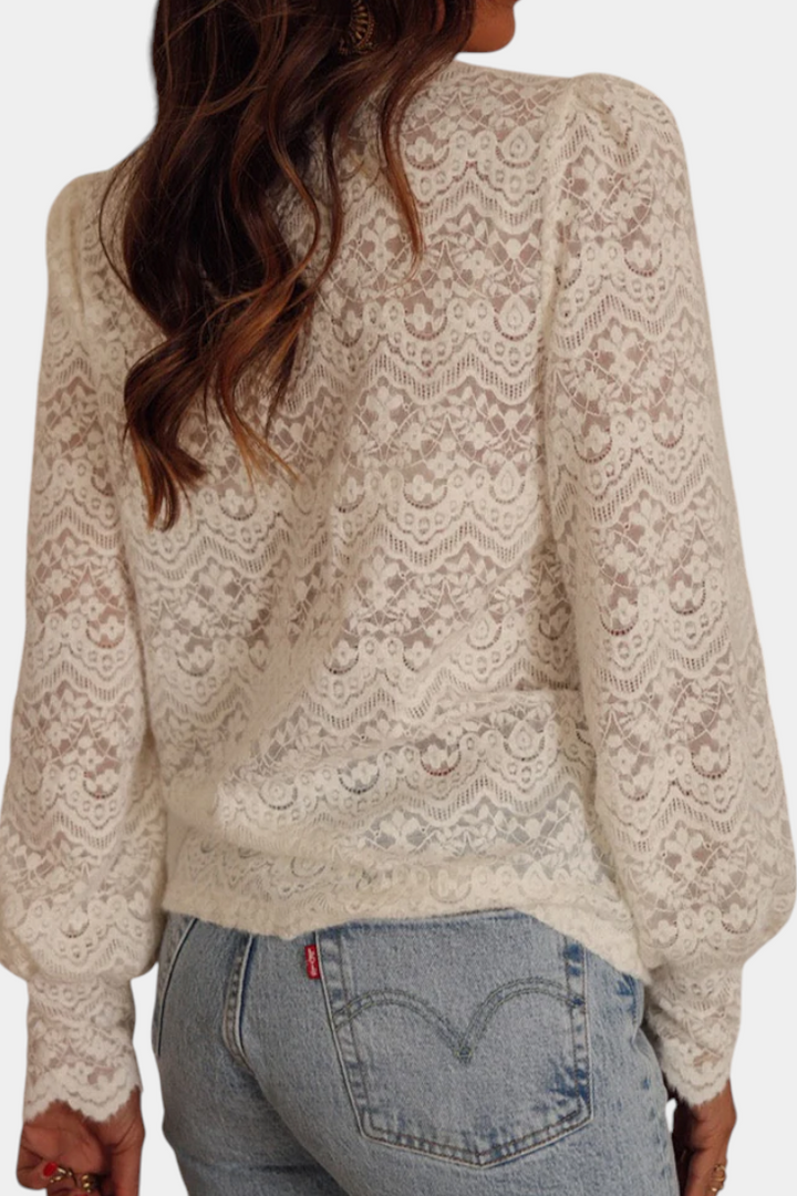 Blouse en Dentelle Soleil