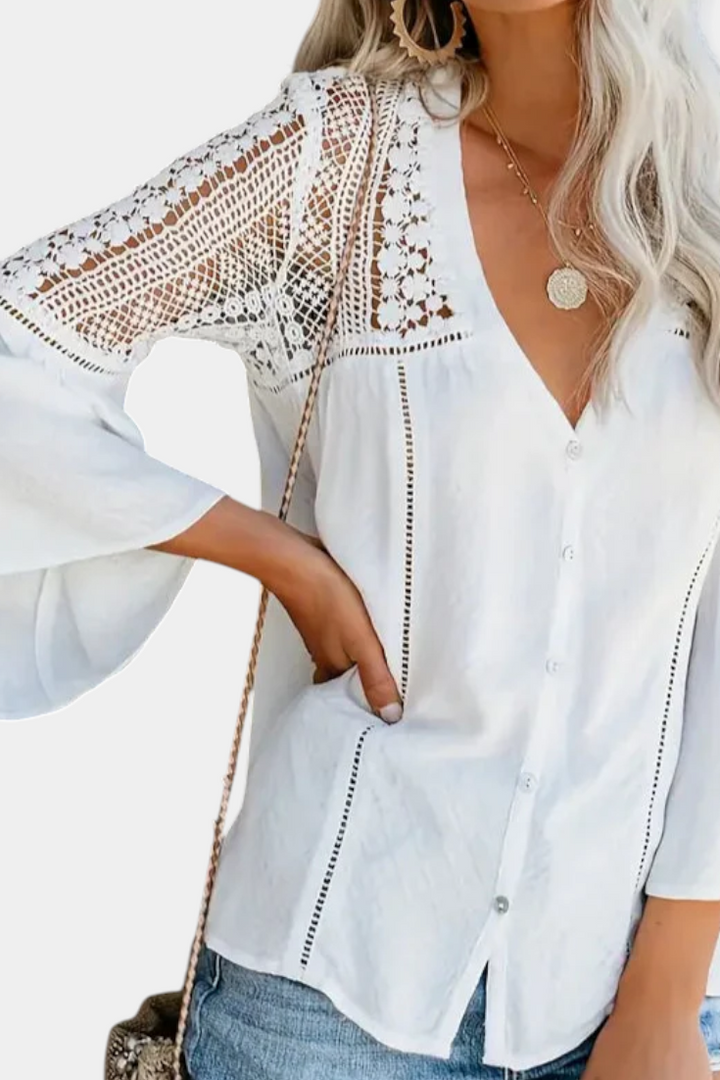 Blouse en Dentelle Sunwoven