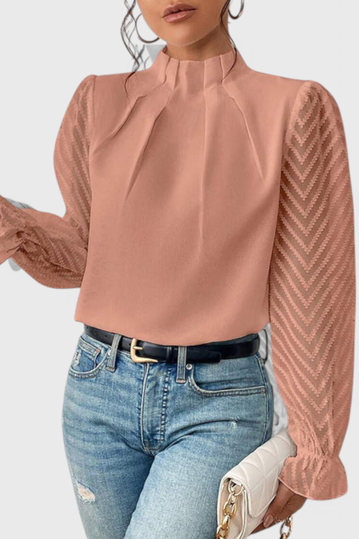 Helga Blouse à Manches Longues Nautique