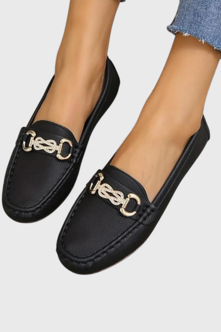 Mocassins Classiques en Cuir Odette