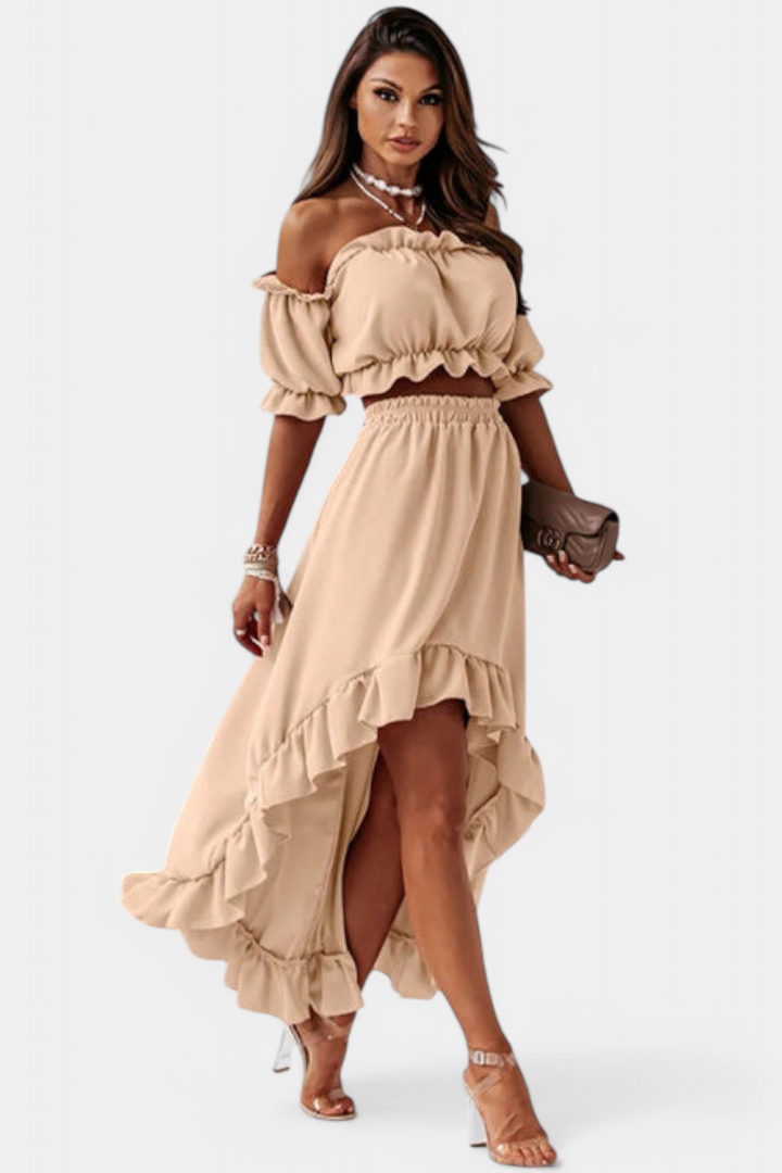 Katja Ensemble de Deux Pièces Off-Shoulder