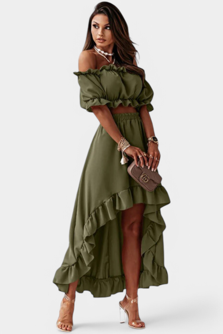 Katja Ensemble de Deux Pièces Off-Shoulder