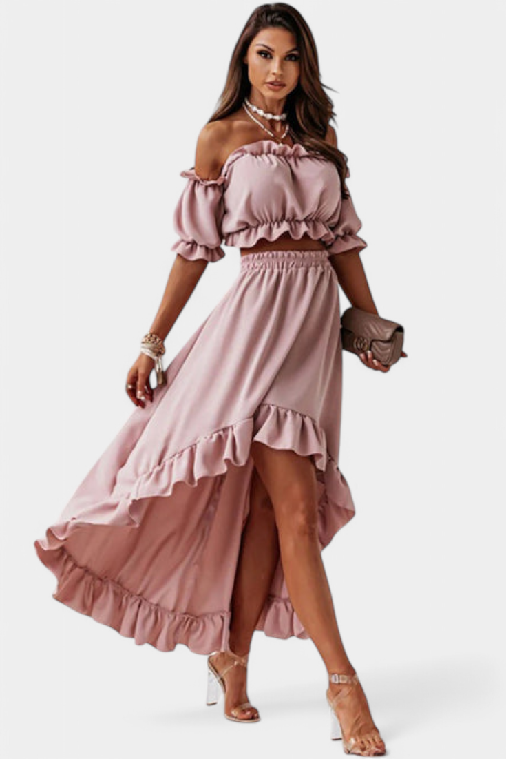 Katja Ensemble de Deux Pièces Off-Shoulder