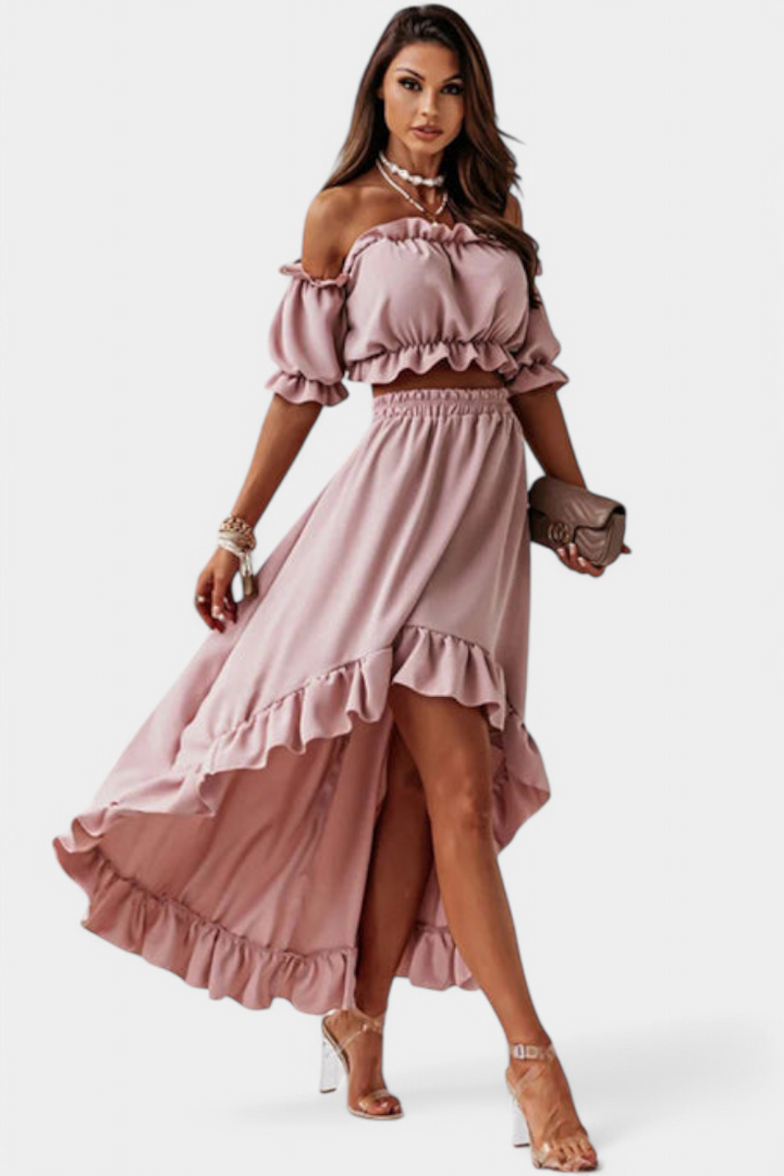 Katja Ensemble de Deux Pièces Off-Shoulder
