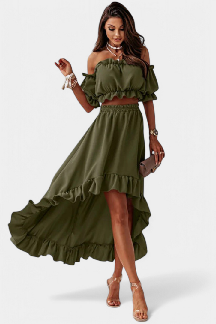 Katja Ensemble de Deux Pièces Off-Shoulder