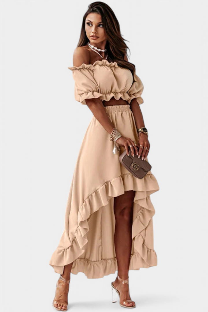 Katja Ensemble de Deux Pièces Off-Shoulder