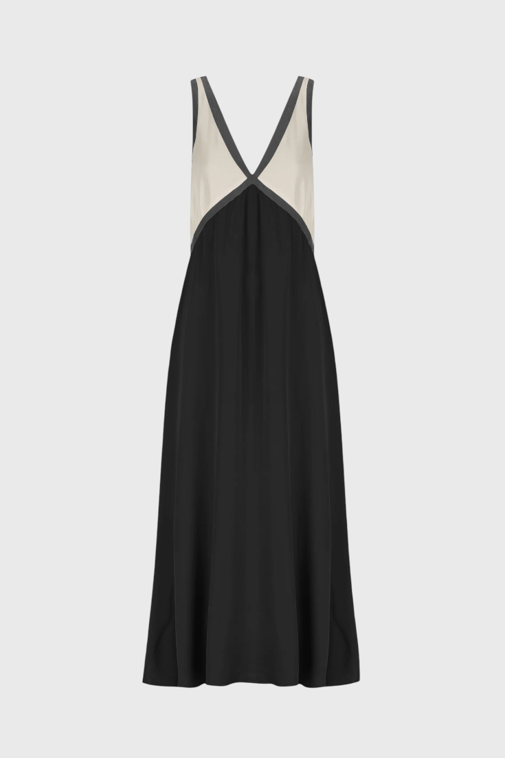 Robe Boho d'Été Diamond avec Décolleté en V