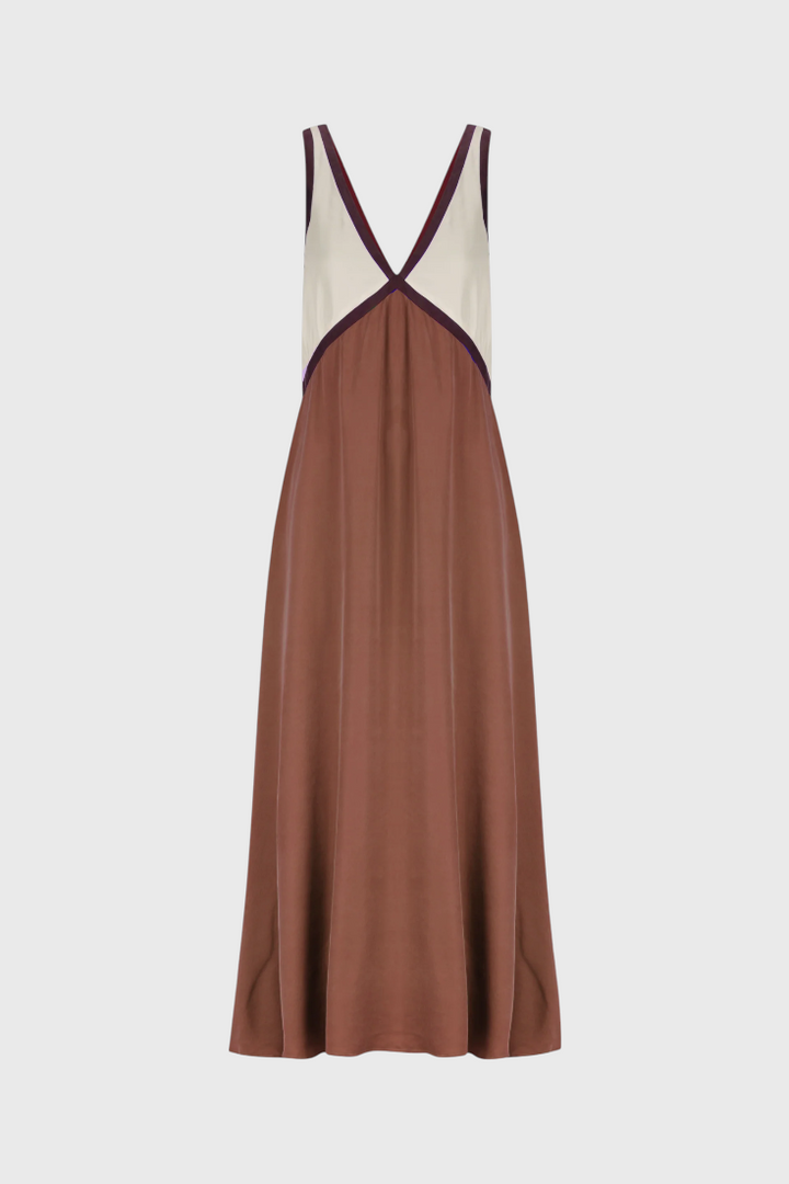 Robe Boho d'Été Diamond avec Décolleté en V