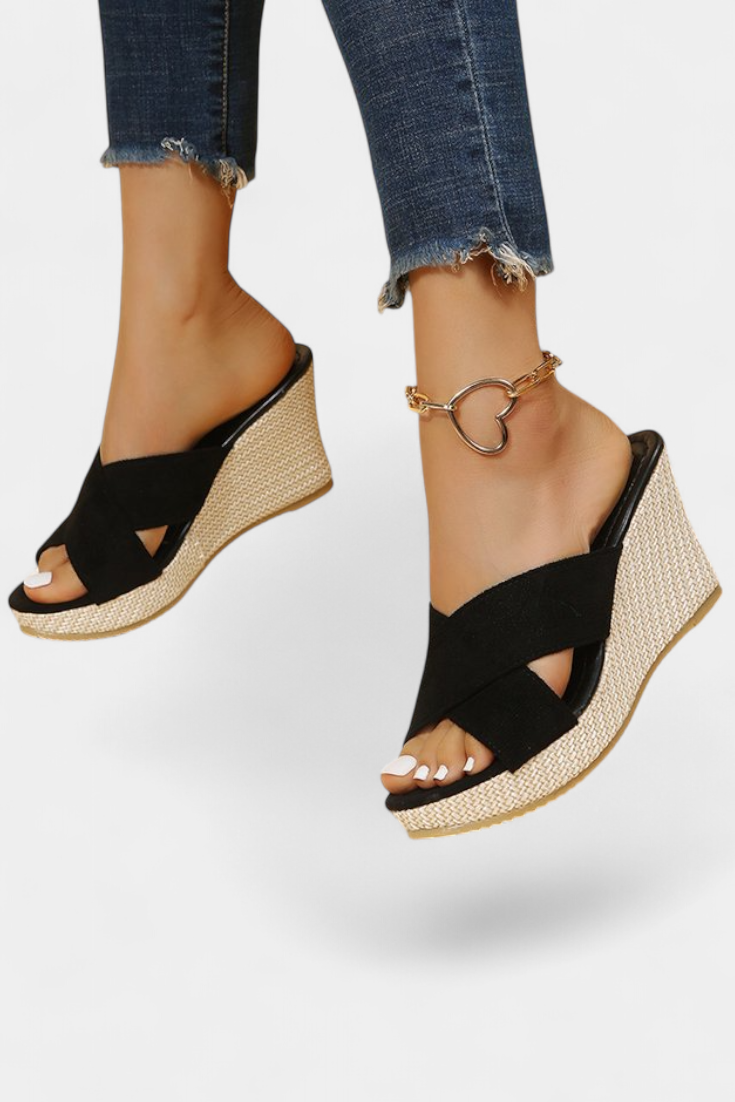 Sandales Orthopédiques à Talon Compensé Margarete