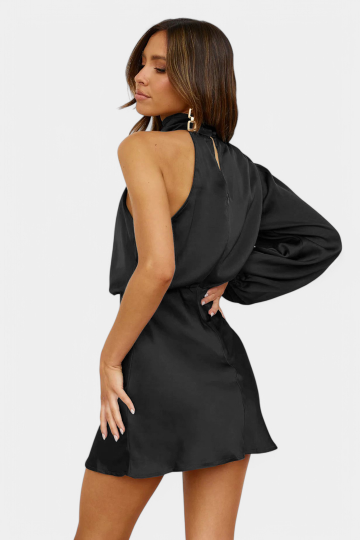 Robe Mini Drapée à Une Épaule Mara