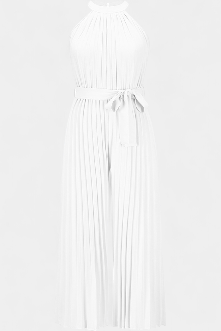 Combinaison Palazzo Plissée Patrizia avec Col Halter