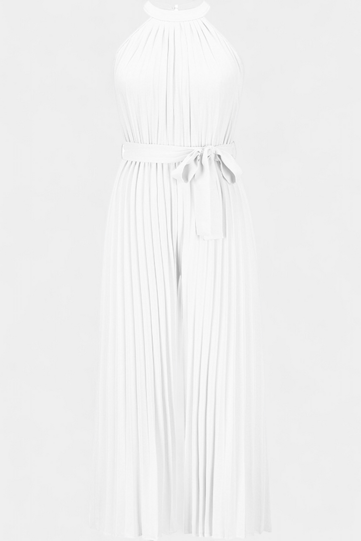 Combinaison Palazzo Plissée Patrizia avec Col Halter