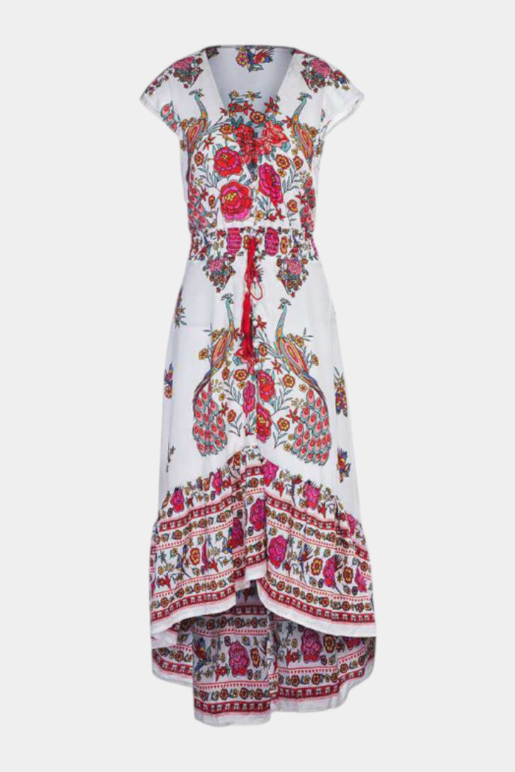 Robe Chiara Floral Boho Chic avec Ceinture Ajustable