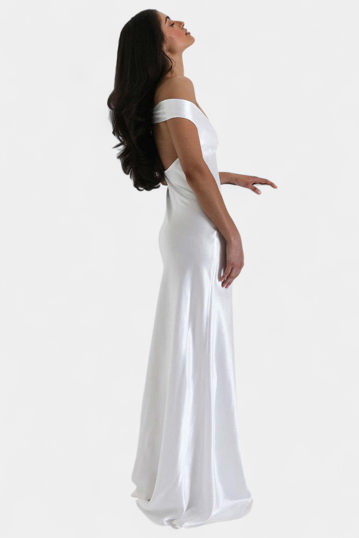 Robe Blerina à Queues de Poisson Sans Manches