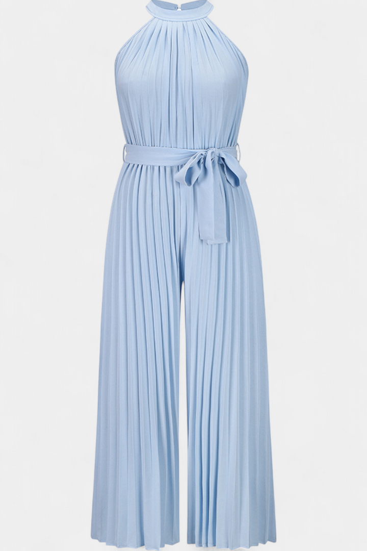 Combinaison Palazzo Plissée Patrizia avec Col Halter