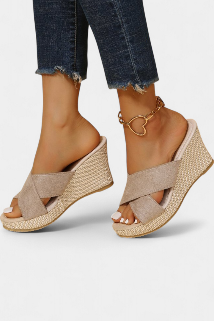 Sandales Orthopédiques à Talon Compensé Margarete