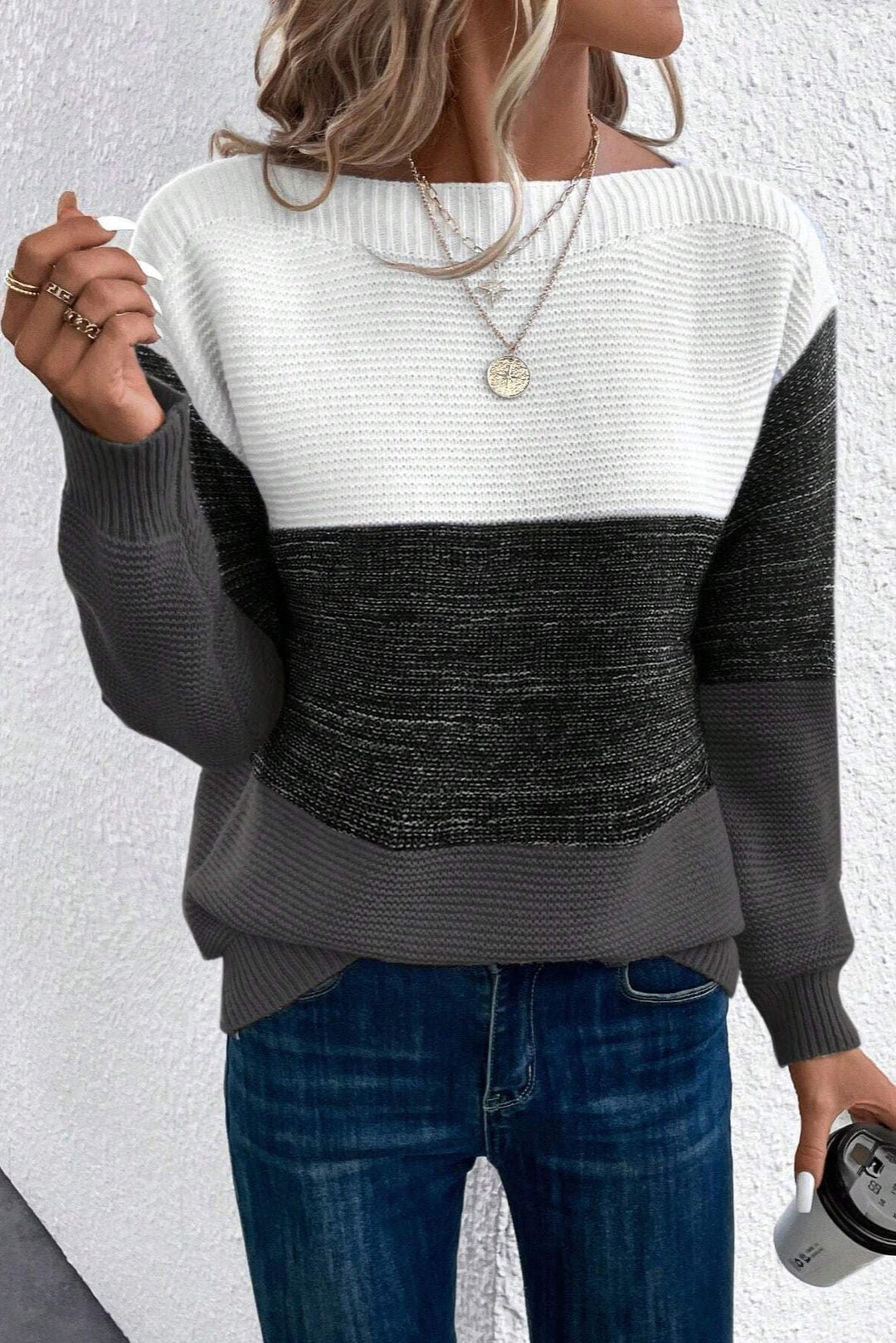Pull Soria en Mélange de Laine avec Touche Douce