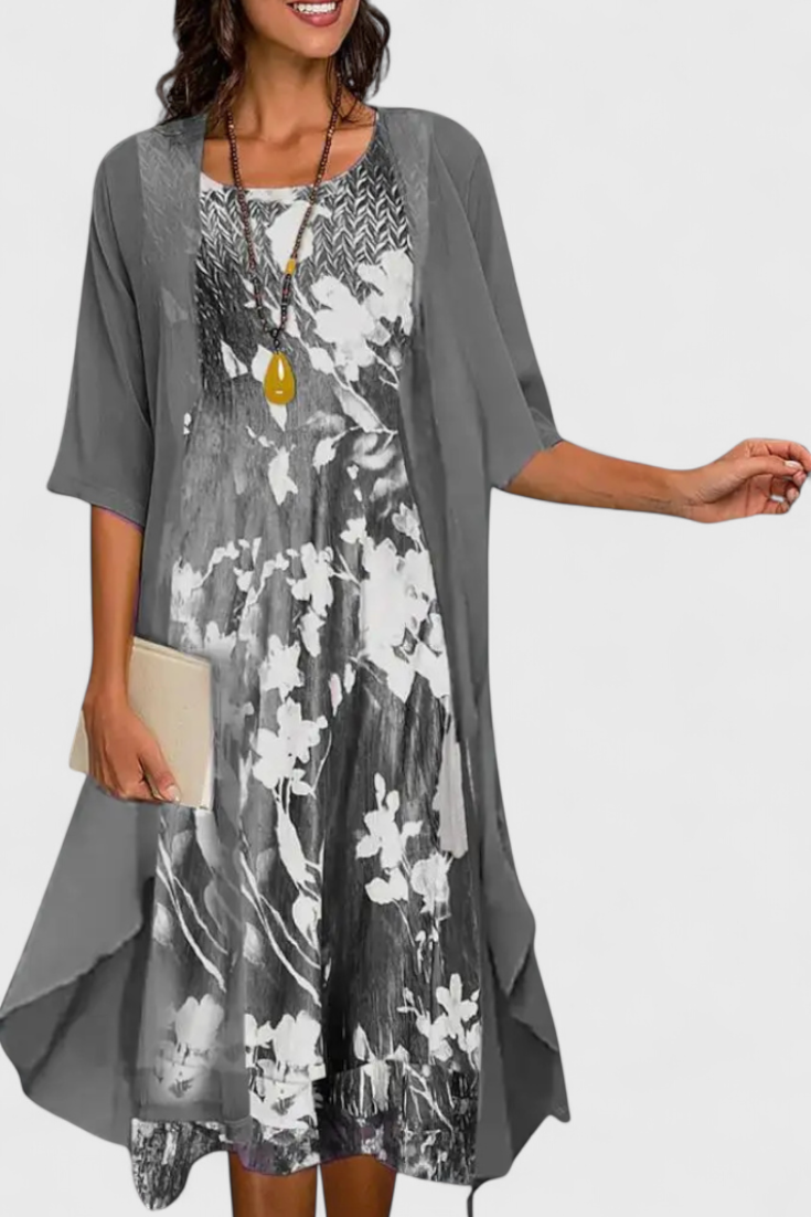 Robe Florale Élégante Venezia