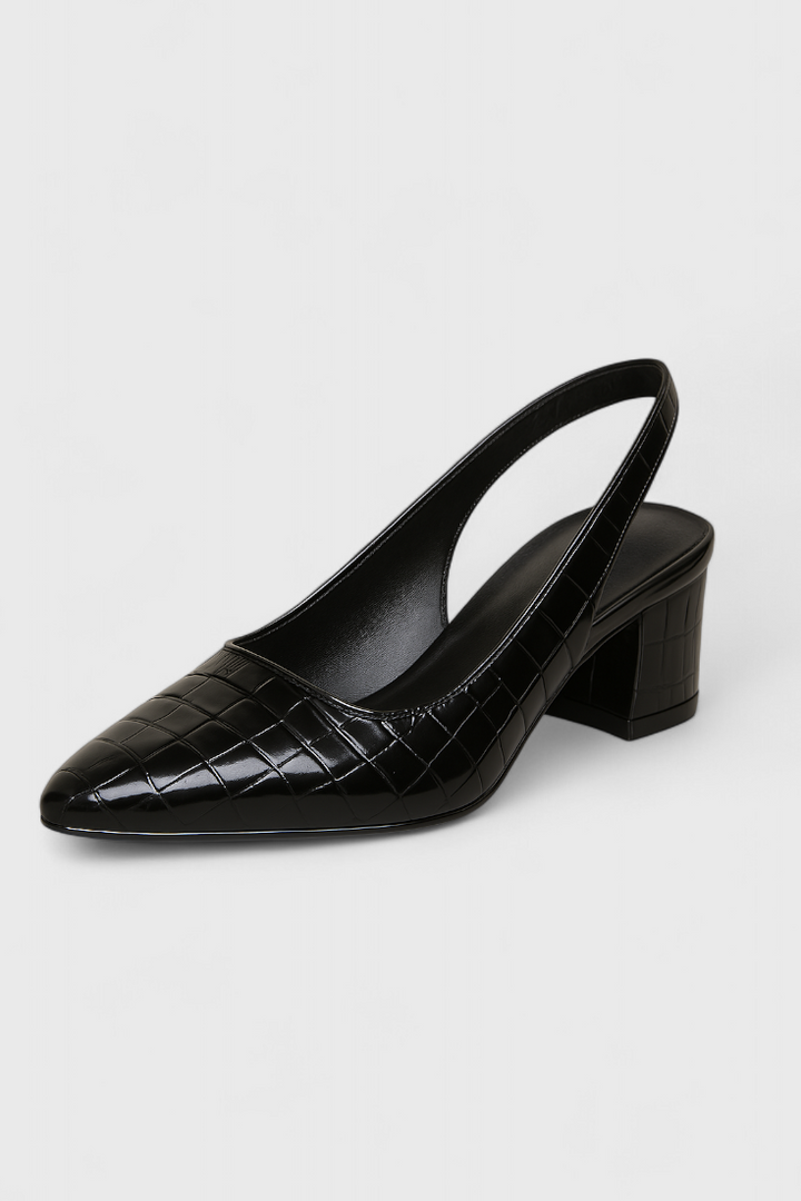 Ava Slingback à Talon Élégant avec Bout Fin