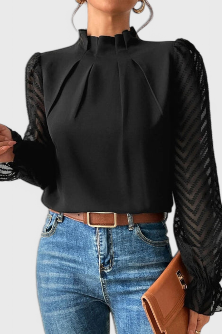 Helga Blouse à Manches Longues Nautique