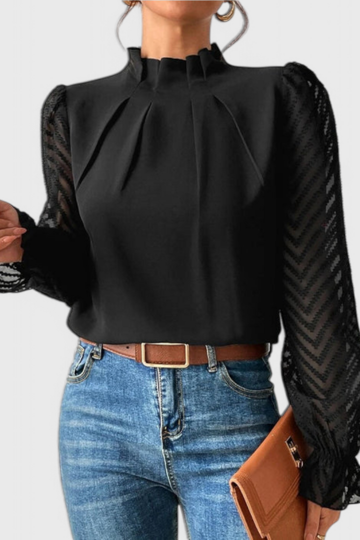 Helga Blouse à Manches Longues Nautique
