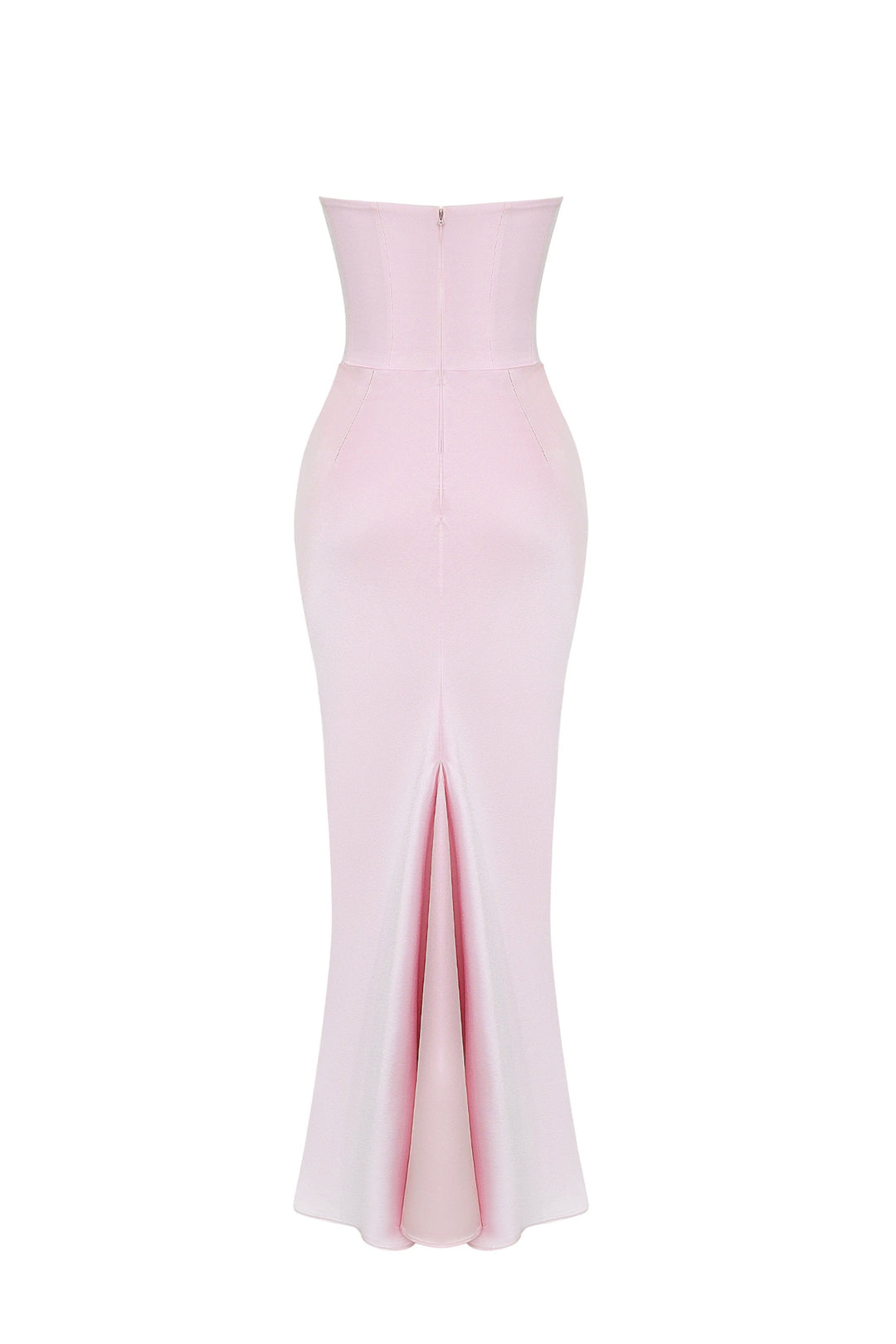 Robe Maxi Drapée Emily avec Corset Sans Bretelles