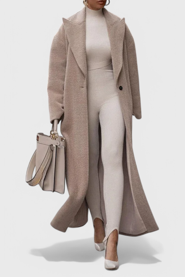Chloé Manteau Structuré Élégant Long