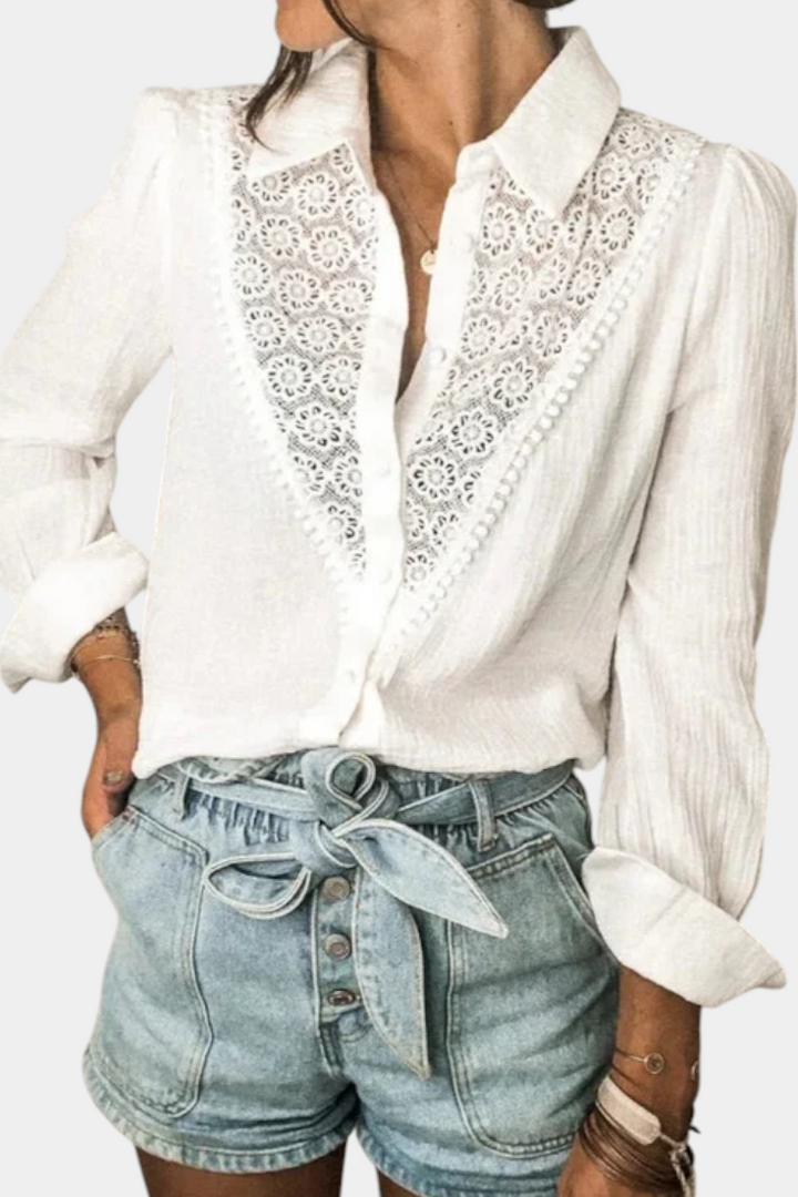 Blouse en Dentelle Tess