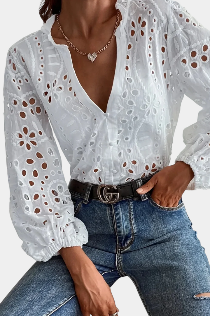 Blouse Alba avec Oeillets