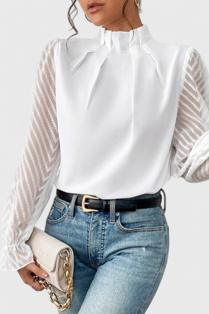 Helga Blouse à Manches Longues Nautique