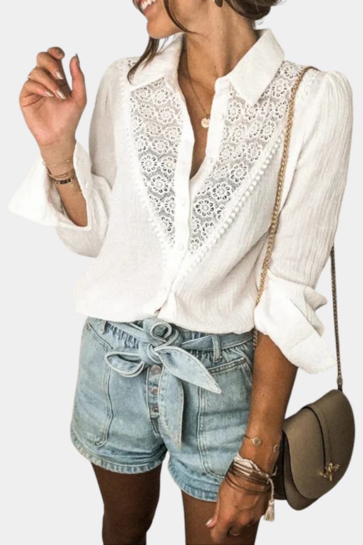 Blouse en Dentelle Tess