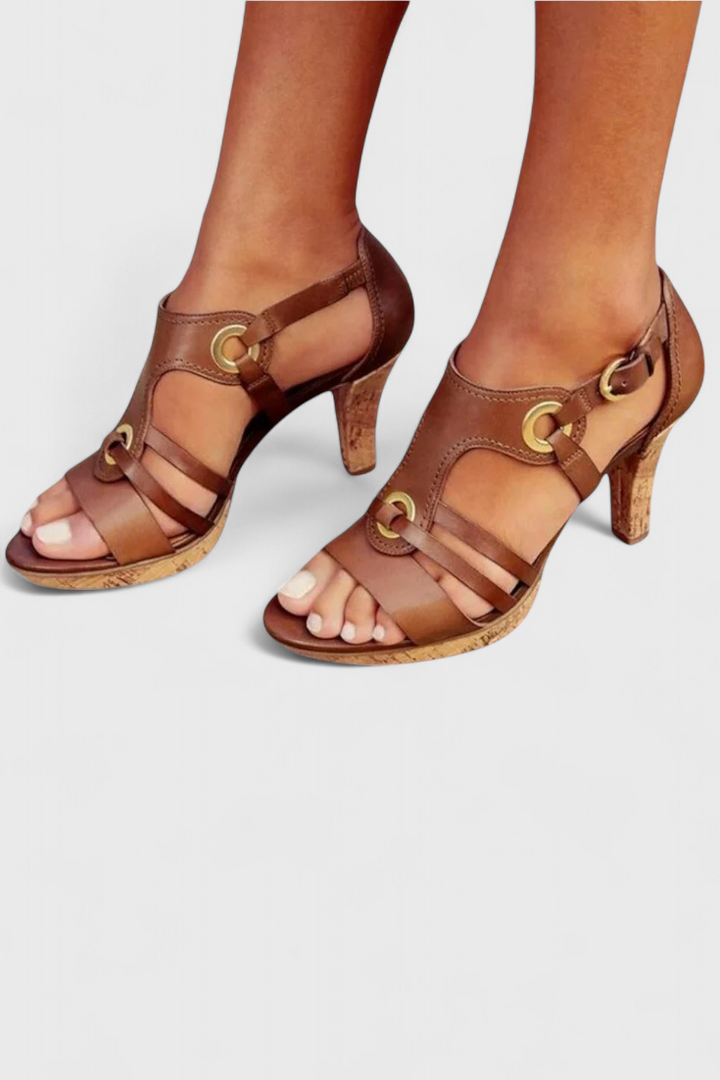 Gisèle Sandales à Talons Élégantes et Confortables