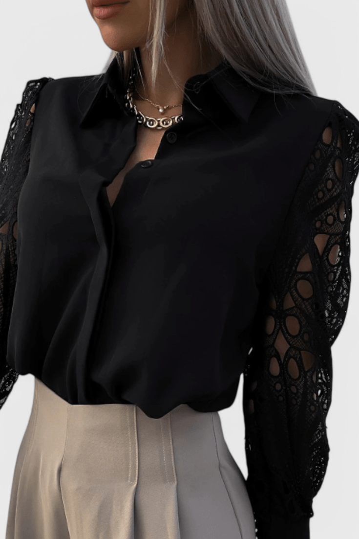 Tabitha Blouse Chic à Coupe Détendue