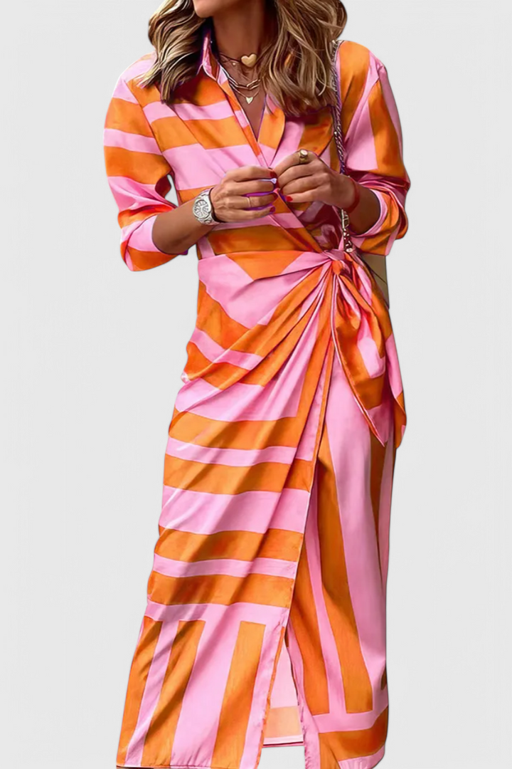 Robe Enveloppante Imprimée Maira