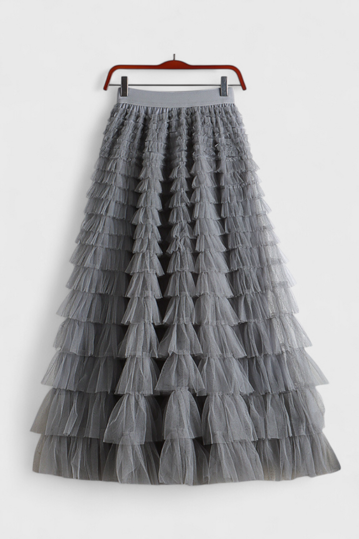 Jupe Longue en Tulle Vintage Capucine