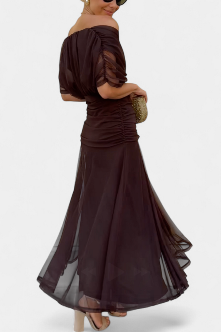 Alondra Robe Longue avec Imprimé Floral Fantaisie et Décolleté en V